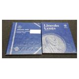 180 Lincoln Cents In 2 Complete Albums