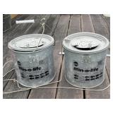 2 -Frabill Minnow Buckets