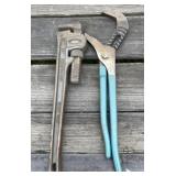 Channel Lock and Pipe Wrench