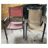 2 - Stacking Lawn Chairs