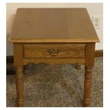Broyhill Oak Lamp Table