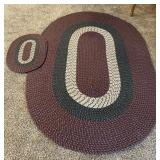 2 - Oval Braided Rugs