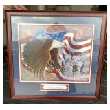 Firefighter Framed Print w/ COA