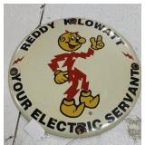 12" Porcelain Sign