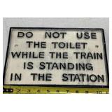 Cast Iron Sign