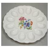 Floral Egg Plate