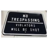 No Trespassing Sign