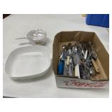 Corelle and Stainless Flatware