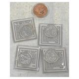 4 - Fake Silver Dollars