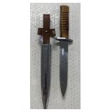 Fighting Knife and Scabbard