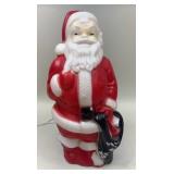 14" Vintage Empire Santa Blow Mold