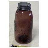Half Gallon Amethyst Mason Jar
