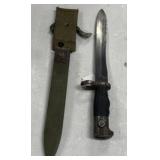 Spanish Bayonet and Scabbard