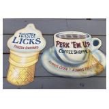 2 - Metal Signs