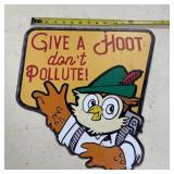Woodsy the Owl Sign