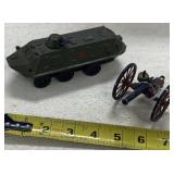 Toy Cannon and Tank