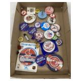 Advertising, Political & Sports Pins