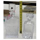 2 - Leaded Crystal Decanters