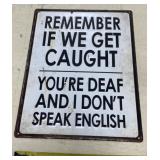Metal Sign