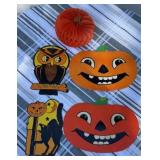 Vintage Halloween Cardboard Cutouts