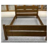 Full Size Oak Bed
