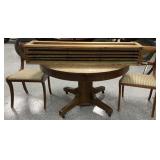 Oak Center Pedestal Table
