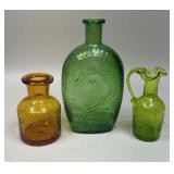 Colored Art Glass Lot