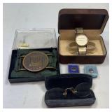 Meadow Gold Items, Beatrice Watch & Spectacles