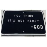 18" Heavy Metal Sign