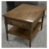 Lamp Table With Drawer