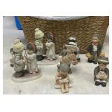 Enesco Figurines and Basket