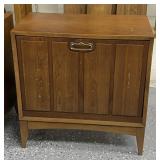 Walnut Record Cabinet