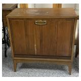 Walnut Record Cabinet