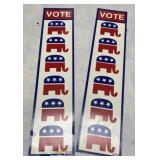 2 - Republican Political Signs