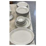 21 pcs Black Syracuse & Buffalo China