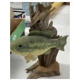 Hand Carved Decorative Walleye Fish