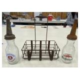 Oil Bottles and Carrier
