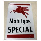 Mobil Gas Metal Sign