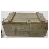 Wood Military Ammunition Crate
