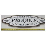 Metal Produce Sign