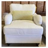 Bassett Arm Chair with Throw Pillow