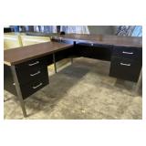 L Shaped Secretaries Desk