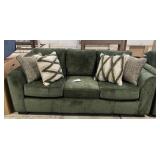 3 Cushion Sofa and Throw Pillows