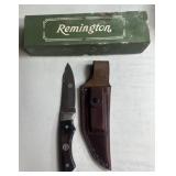 Remington R-6 Knife & Leather Sheath