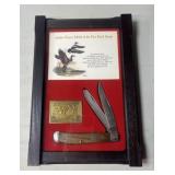 Schrade Trapper Knife & Bronze Duckstamp