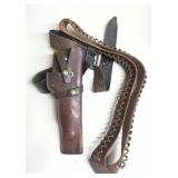 Borwn Leather Gun Belts & Holster