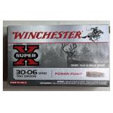 20 rnds Winchester .30-06 Ammo