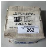 500ct Bull-X .45 Cal 255 gr Semi WC Bullets