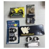 3 - New Sets Weaver 1" Scope Rings & Mount