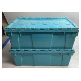 2 - Flip Top Totes w/ Lids